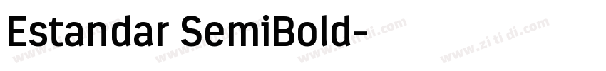 Estandar SemiBold字体转换
